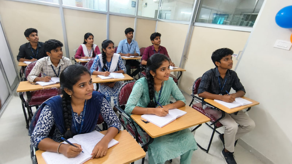 Students in Air Conditioned Classroom at AVL Academy