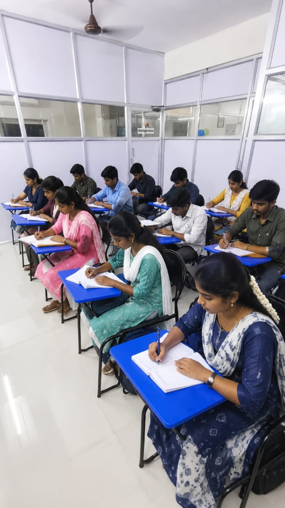 Students in Focused Study Session at AVL Academy